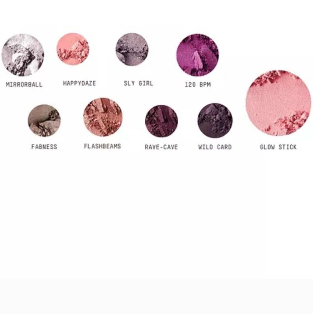 MAC Raver Girl Eye Shadow x 8 and Highlighter Palette - Picture 3 of 5